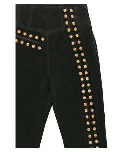 Coated Denim Pant With Studs-Gucci Best