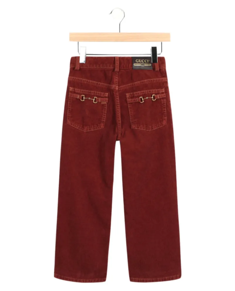 Horsebit Corduroy Pants-Gucci Online