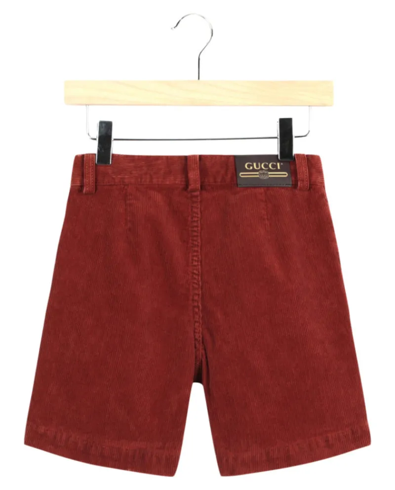 Horsebit Corduroy Shorts-Gucci Sale