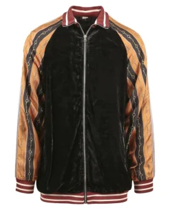 Mixed Media Bomber Jacket-Gucci Discount