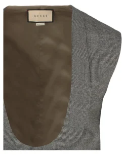 Plaid Tailored Vest-Gucci Clearance