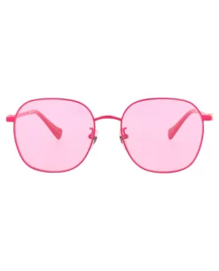 Round-Frame Metal Sunglasses - GG1142SA-30012734-006-Gucci Outlet