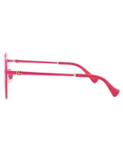 Round-Frame Metal Sunglasses - GG1142SA-30012734-006-Gucci Outlet