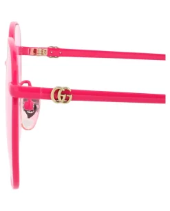 Round-Frame Metal Sunglasses - GG1142SA-30012734-006-Gucci Outlet