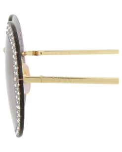 Round-Frame Metal Sunglasses - GG0899S-30010510-001-Gucci Discount