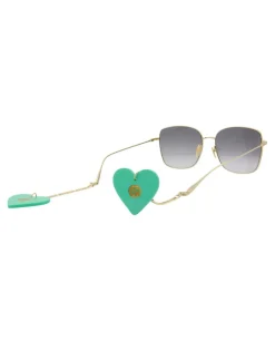 Square-Frame Metal Sunglasses - GG1030SK-30011827-003-Gucci Best