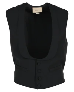 Wool Blend Vest-Gucci Clearance