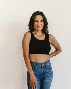 Classic Wide Strap Tank Halftee-HALFTEE Layering Fashions Fashion