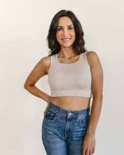 Classic Wide Strap Tank Halftee-HALFTEE Layering Fashions Fashion