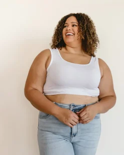 Classic Wide Strap Tank Halftee-HALFTEE Layering Fashions Fashion