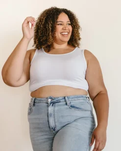 Classic Wide Strap Tank Halftee-HALFTEE Layering Fashions Fashion