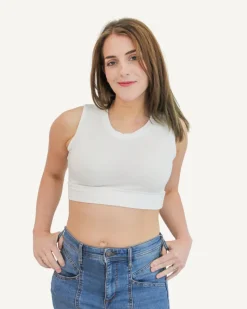 Crew Neck Tank Halftee-HALFTEE Layering Fashions Sale