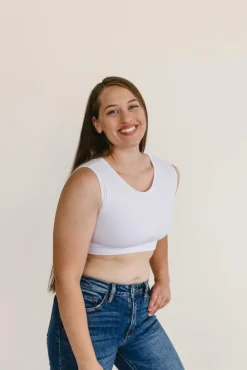 Crew Neck Tank Halftee-HALFTEE Layering Fashions Sale