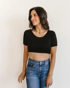 Classic Boyfriend Halftee-HALFTEE Layering Fashions Fashion