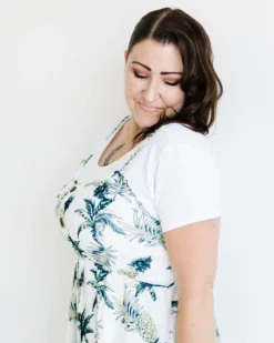 Classic Boyfriend Halftee-HALFTEE Layering Fashions Fashion