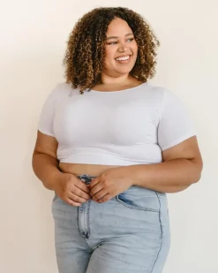 Classic Boyfriend Halftee-HALFTEE Layering Fashions Fashion