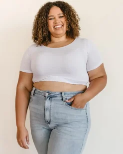 Classic Boyfriend Halftee-HALFTEE Layering Fashions Fashion