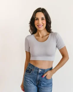 Classic Boyfriend Halftee-HALFTEE Layering Fashions Fashion