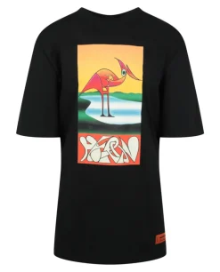 Graphic Cotton T-Shirt-Heron Preston Hot