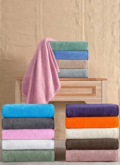 Hospitality Turkish Cotton Hotel Collection Family Towel Set of 8-Classic Turkish Towels Best