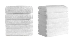 Hospitality Turkish Cotton Washcloths - 12 Pieces-Classic Turkish Towels Sale