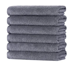 Hospitality Turkish Cotton Hand Towels - 6 Pieces-Classic Turkish Towels Online