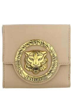 Logo Plaque Compact Wallet-Just Cavalli New