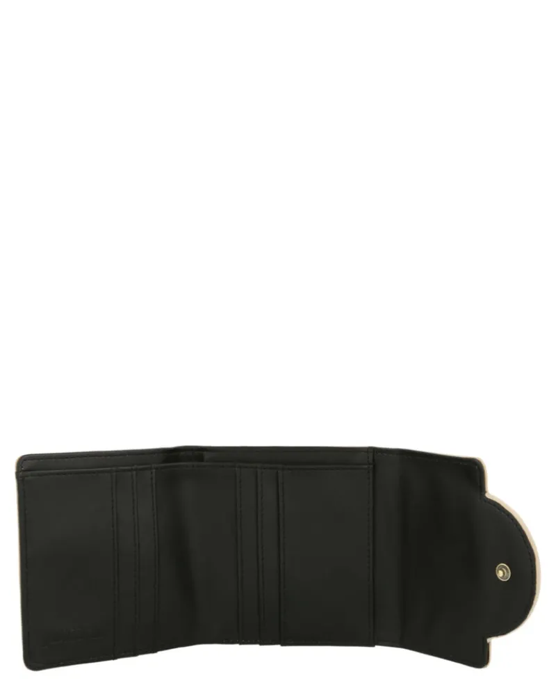 Logo Plaque Compact Wallet-Just Cavalli New