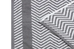 6 Piece Chevron Jacquard Towel Set with Lets Dry-Kathy Ireland Discount