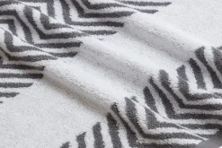 6 Piece Chevron Jacquard Towel Set with Lets Dry-Kathy Ireland Discount