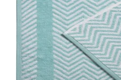 6 Piece Chevron Jacquard Towel Set with Lets Dry-Kathy Ireland Discount