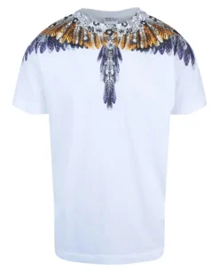 Hawaiian Wings Graphic T-Shirt-Marcelo Burlon Sale