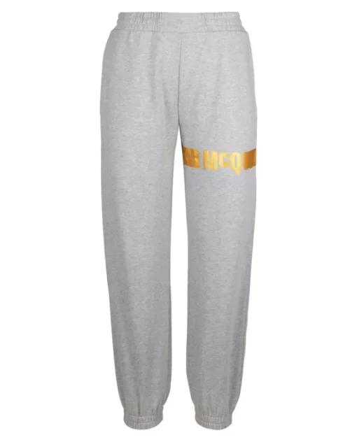 Alexander ueen Cotton Logo Sweatpants-McQ Sale