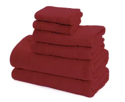 Mei-Tal Turkish Cotton Jacquard Towel Set of 6-Classic Turkish Towels Best