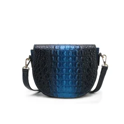 Women's Amalia Croc-Embossed Crossbody Bag-MKF Collection Clearance