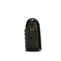 Women's Amalia Croc-Embossed Crossbody Bag-MKF Collection Clearance