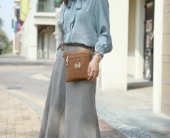 Women's Andrea Signature Crossbody Bag-MKF Collection Online