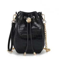 Women's Cassidy Embossed Bucket Bag-MKF Collection Outlet