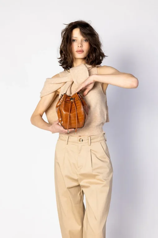 Women's Cassidy Embossed Bucket Bag-MKF Collection Outlet
