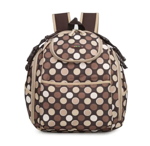 Women's Colorland Large Backpack With Multi-Pockets-MKF Collection Fashion