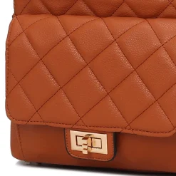 Women's Dimitria Quilted Backpack-MKF Collection Outlet