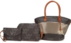 Women's Hattie Signature Tote Bag And Set-MKF Collection Online