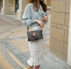 Women's Ishani Signature Crossbody Bag-MKF Collection New