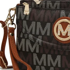 Women's Ishani Signature Crossbody Bag-MKF Collection New