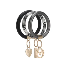 Women's Jasmine Bangle Bracelet Keyring Set-MKF Collection Online