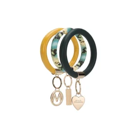 Women's Jasmine Bangle Bracelet Keyring Set-MKF Collection Online