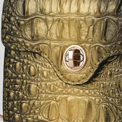 Women's Luxe Croc-Embossed Mini Satchel-MKF Collection Outlet