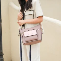 Women's Serenity Color Block Shoulder Bag-MKF Collection New