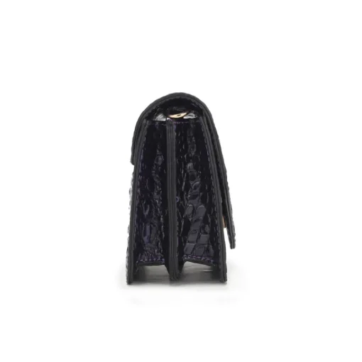 Women's Vanta Croc-Embossed Saddle Bag-MKF Collection New