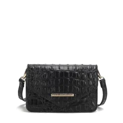 Women's Vanta Solid Croc Saddle Bag-MKF Collection Outlet